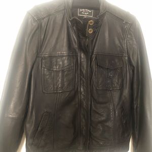 Biker leather jacket